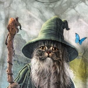 Scrunch tye-dye real cotton joke shirt